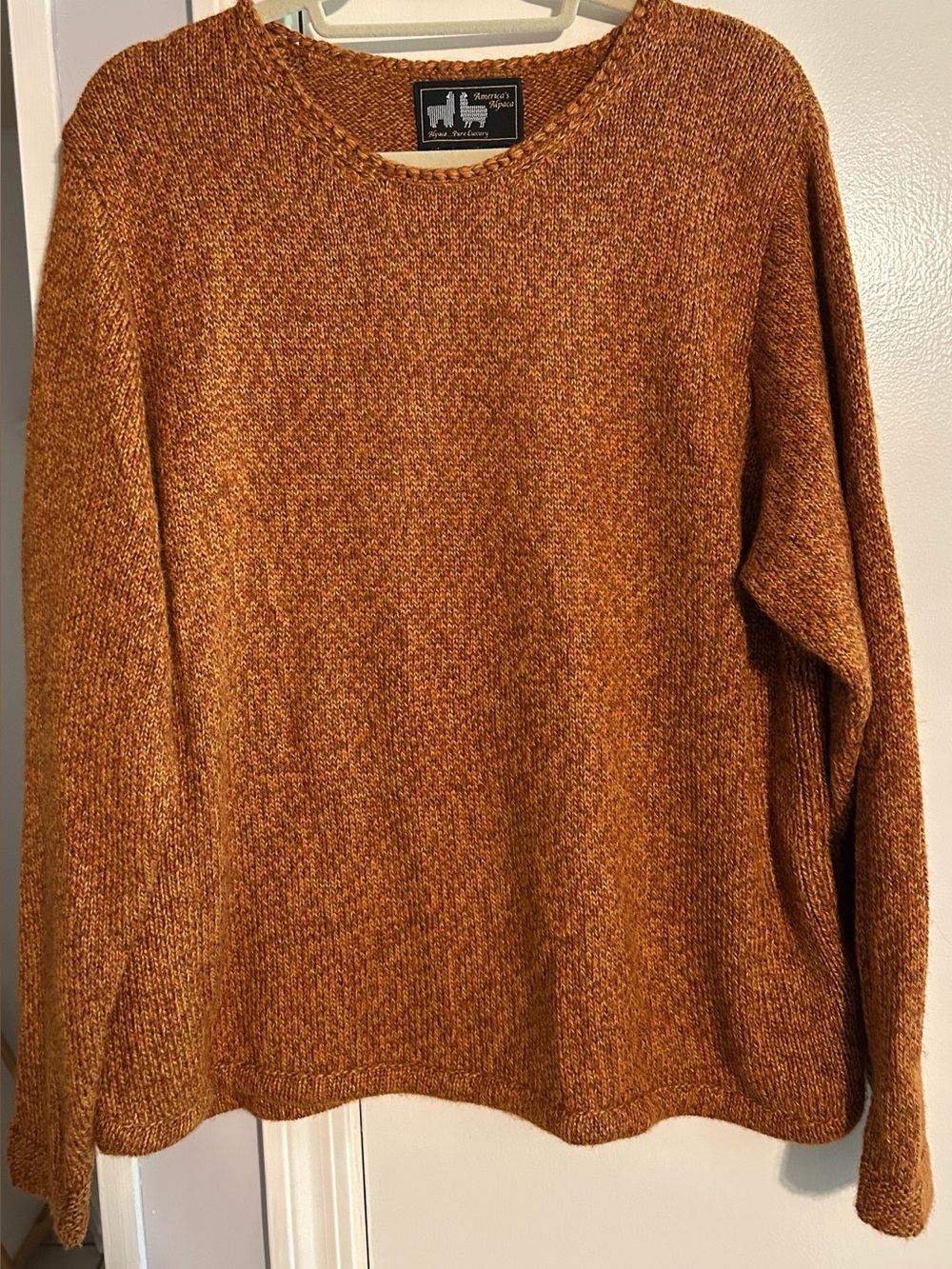 SWEATER ALPACA /SILK PUMPKINS FALL AUTUMN WARM